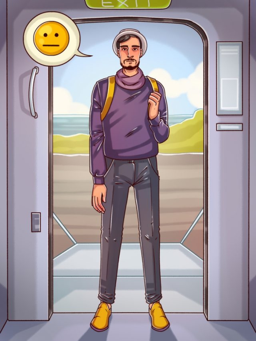 A quién miran los asistentes de vuelo