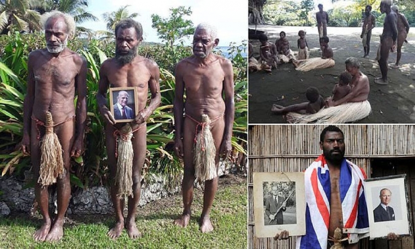 A tribe who worship Prince Philip as a God, waiting for his coming after death