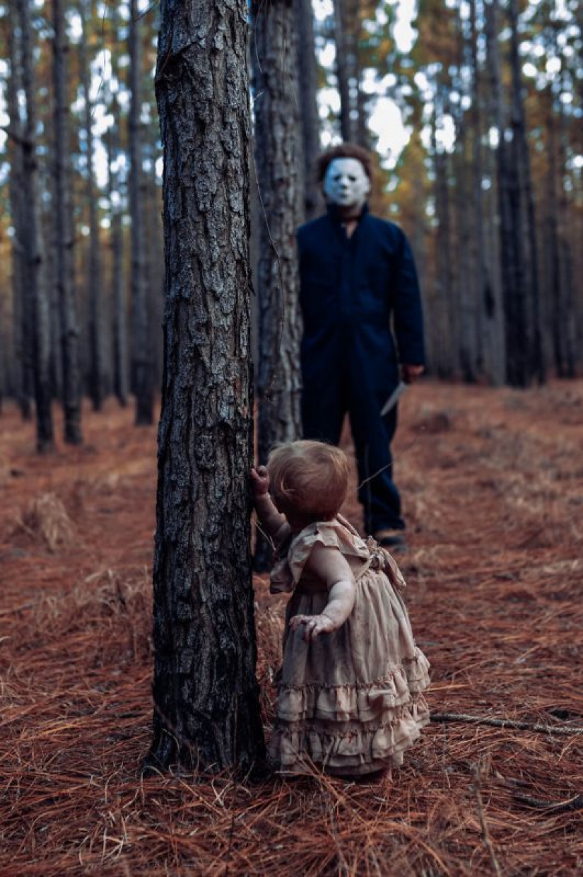 A woman "zombified" her daughter for the sake of a photo shoot, and what happened in the end is horrifying