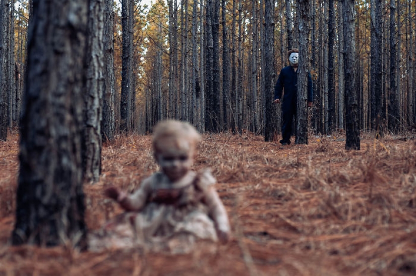 A woman "zombified" her daughter for the sake of a photo shoot, and what happened in the end is horrifying