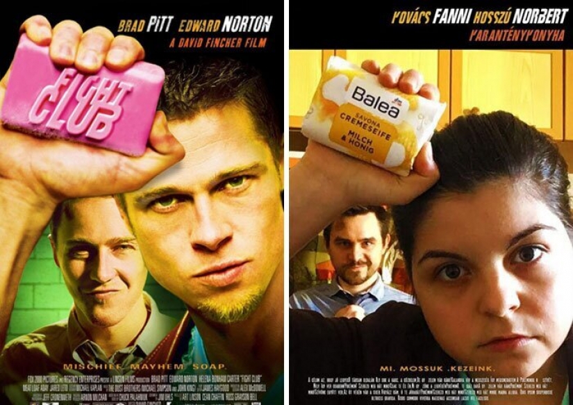 Aburrido en cuarentena a un par recrea escenas de películas famosas Aburrido en cuarentena a un par recrea escenas de películas famosas