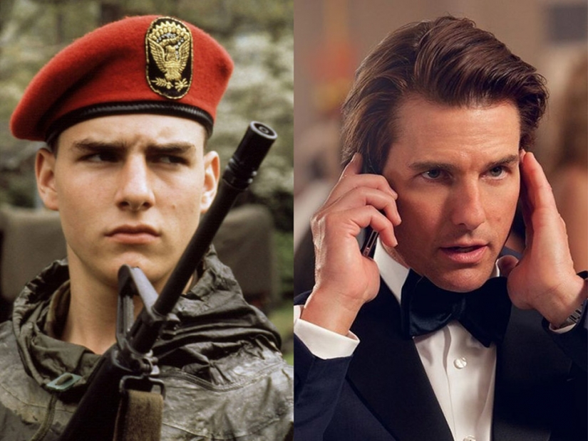 Actores famosos en sus primeras películas ahora