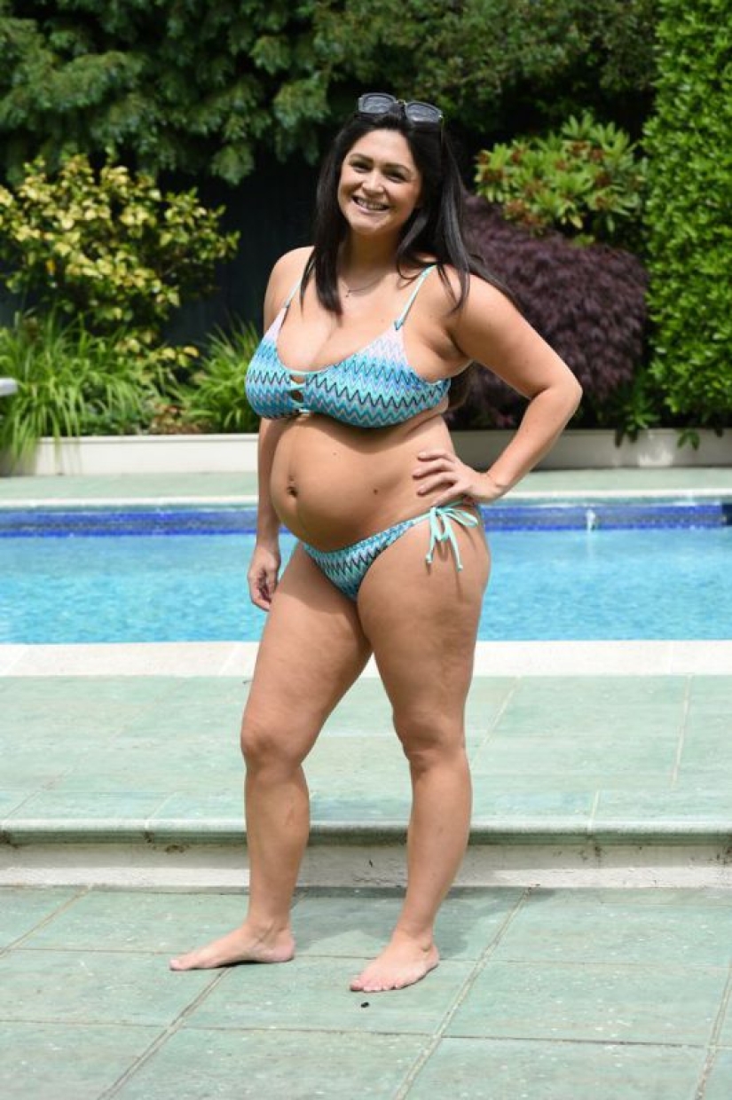 After the kids-like candy: la modelo mostró cómo se puso en forma con la ayuda del yoga