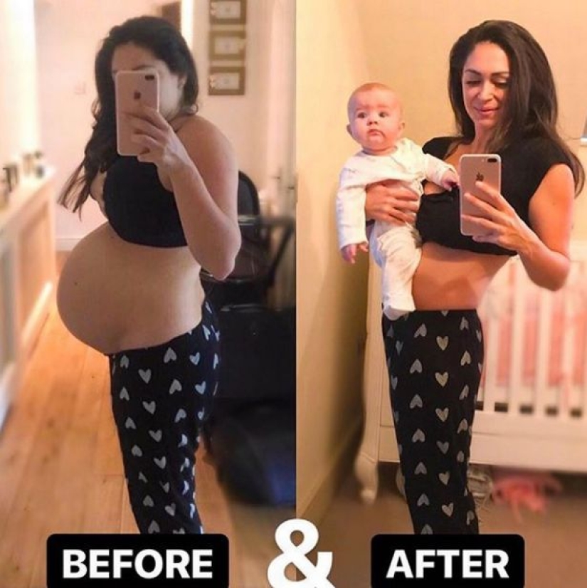 After the kids-like candy: la modelo mostró cómo se puso en forma con la ayuda del yoga