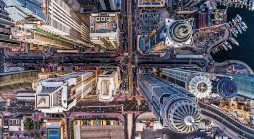 Alguien voló sobre el nido del Emir: fotografiar Dubai desde una vista de ojo de pájaro