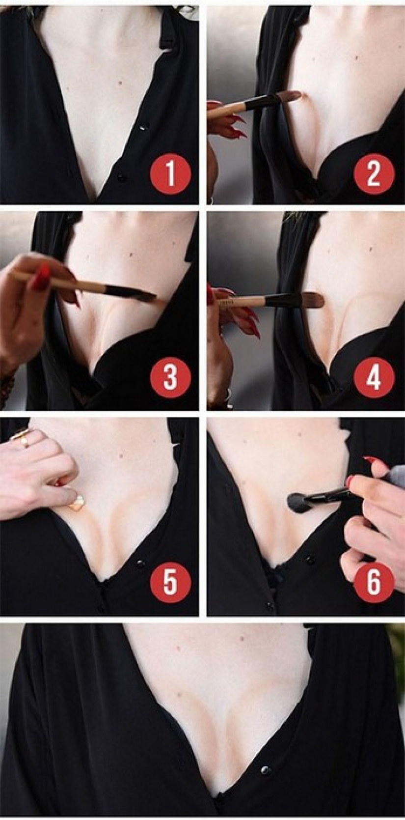 Almighty Contouring: how to increase your breasts, pump up your abs and make your hair thicker