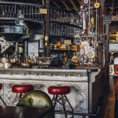 Amazing steampank cafe in South Africa