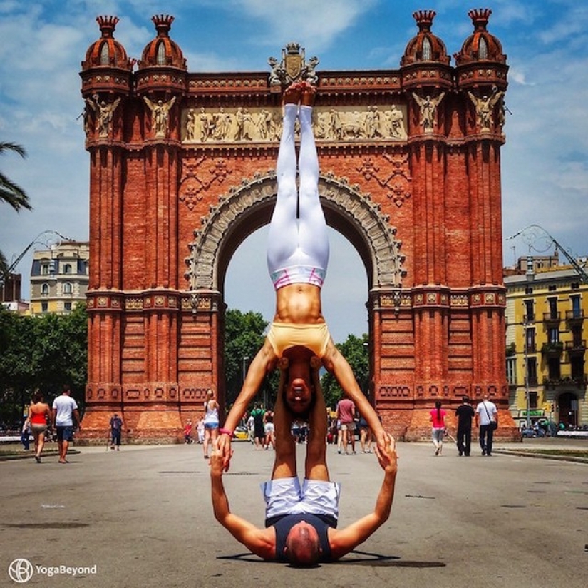 Amor y clases de yoga se pueden encontrar en todas partes