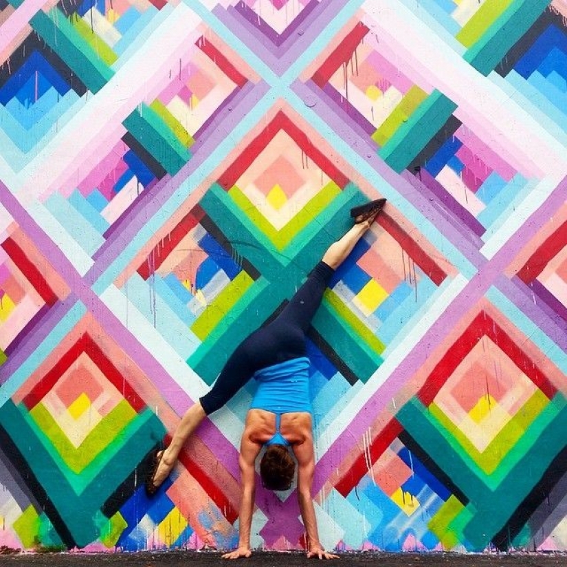 Amor y clases de yoga se pueden encontrar en todas partes