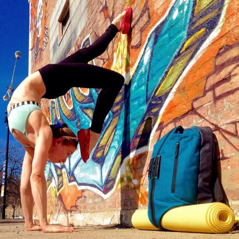 Amor y clases de yoga se pueden encontrar en todas partes