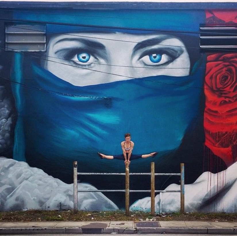 Amor y clases de yoga se pueden encontrar en todas partes