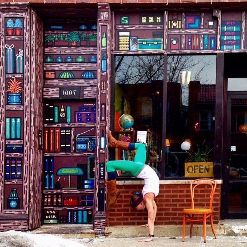 Amor y clases de yoga se pueden encontrar en todas partes