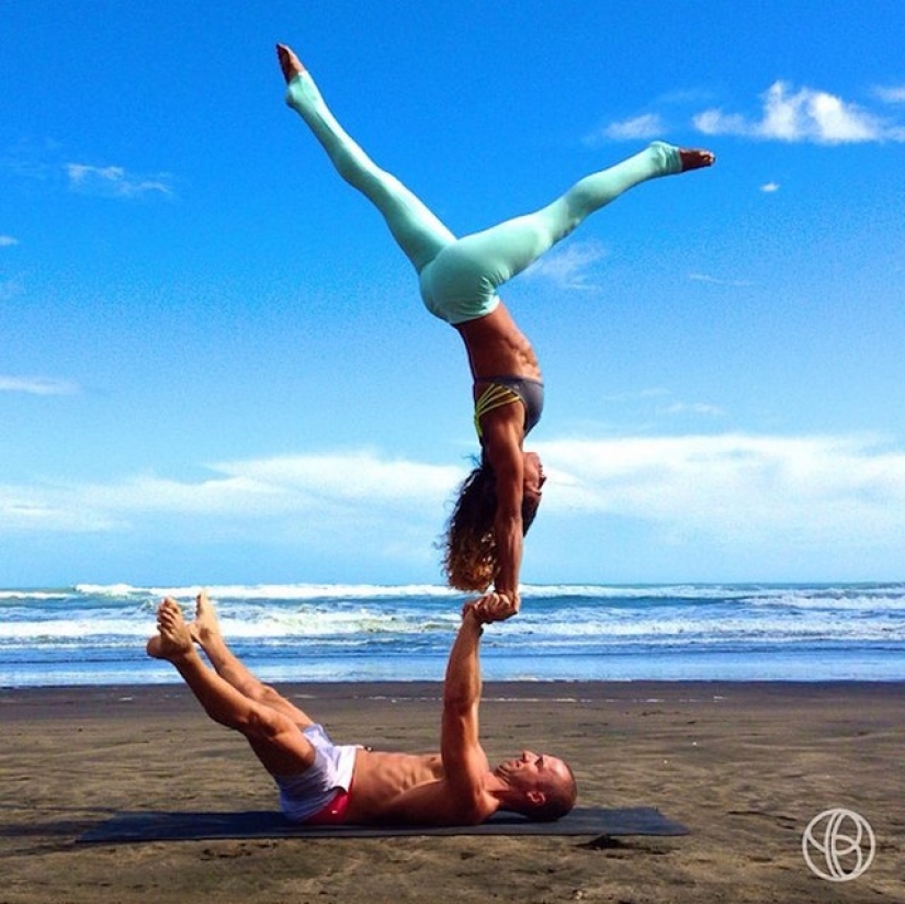Amor y clases de yoga se pueden encontrar en todas partes