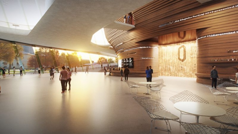 Arquitectos americanos han creado un único teatro de la ciudad de Perm Arquitectos americanos han creado un único teatro de la ciudad de Perm