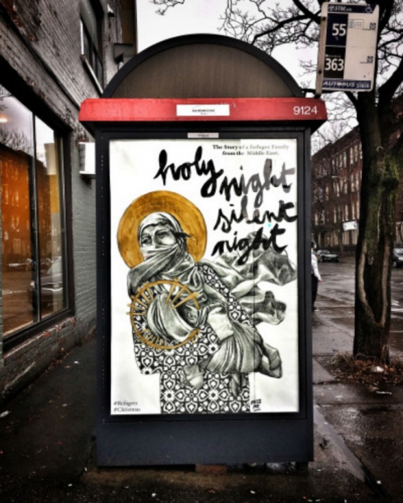 Art or highly artistic vandalism?