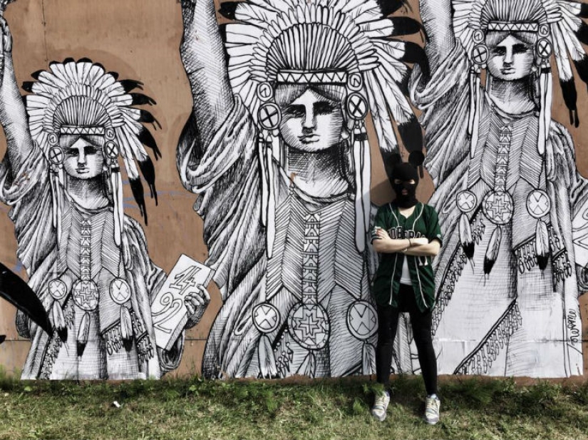 Art or highly artistic vandalism?