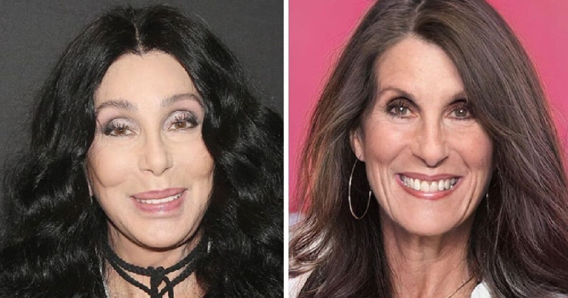 Artificial intelligence has shown how the stars would have aged if not for botox and plastic