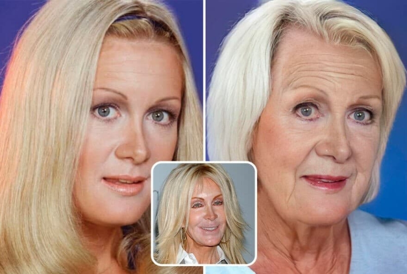 Artificial intelligence has shown how the stars would have aged if not for botox and plastic