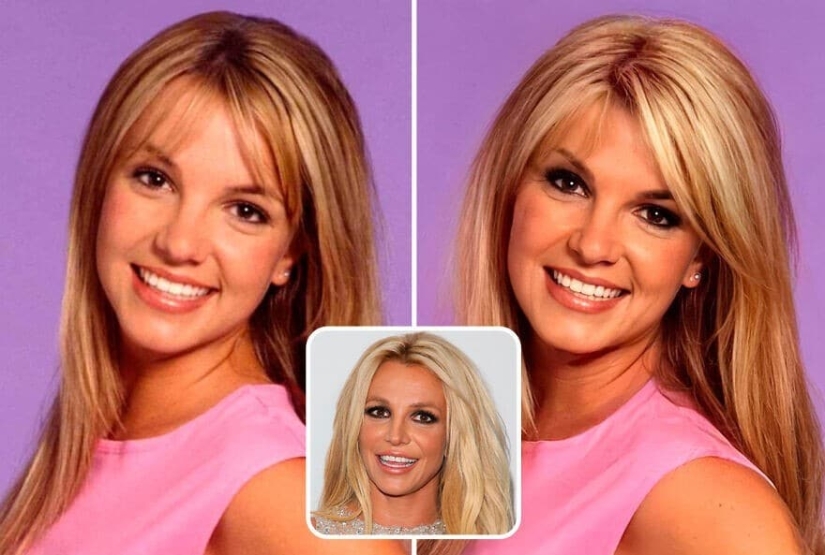 Artificial intelligence has shown how the stars would have aged if not for botox and plastic