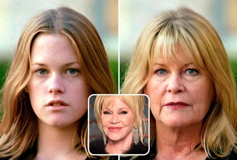 Artificial intelligence has shown how the stars would have aged if not for botox and plastic