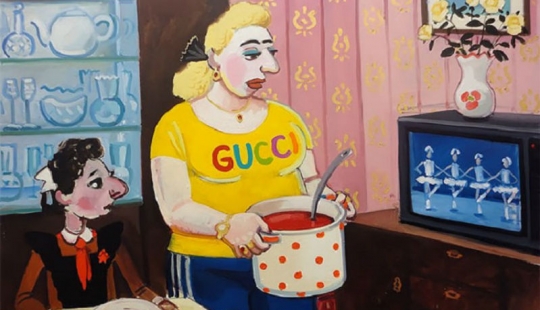 Artist Zoya Cherkasskaya humorously draws memories from her Soviet childhood