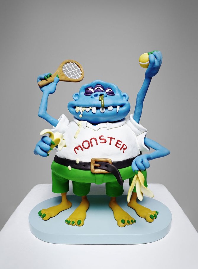 Artists recreated imaginary friends from children's drawings