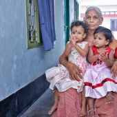 As the 73-year-old Indian first became a mother, and a year later became a widower