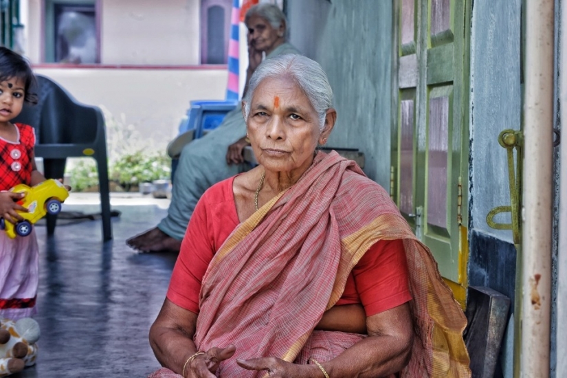 As the 73-year-old Indian first became a mother, and a year later became a widower As the 73-year-old Indian first became a mother, and a year later became a widower