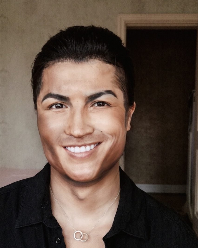As the Chinese turned into johnny Depp in 10 easy steps using makeup
