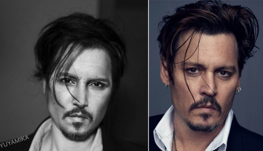 As the Chinese turned into johnny Depp in 10 easy steps using makeup