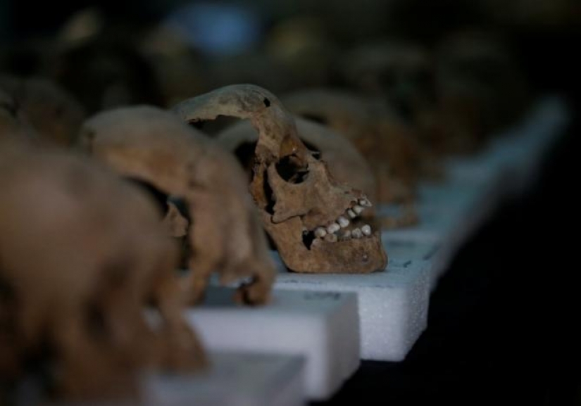 Aztec tower made of human skulls discovered in Mexico City Aztec tower made of human skulls discovered in Mexico City