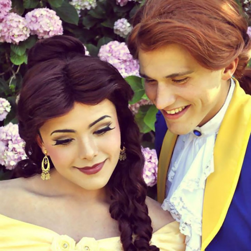 Bajo las imágenes de estas princesas de Disney se esconde... un tipo que sabe hacer las paces
