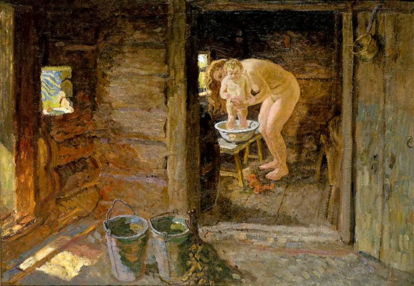 Baño a través de los ojos de artistas rusos
