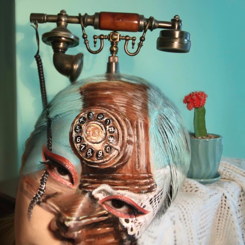 Beautiful chimeras: make-up artist from Korea blows up the brain with optical illusions of makeup