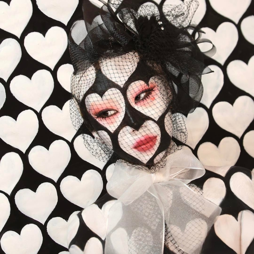 Beautiful chimeras: make-up artist from Korea blows up the brain with optical illusions of makeup