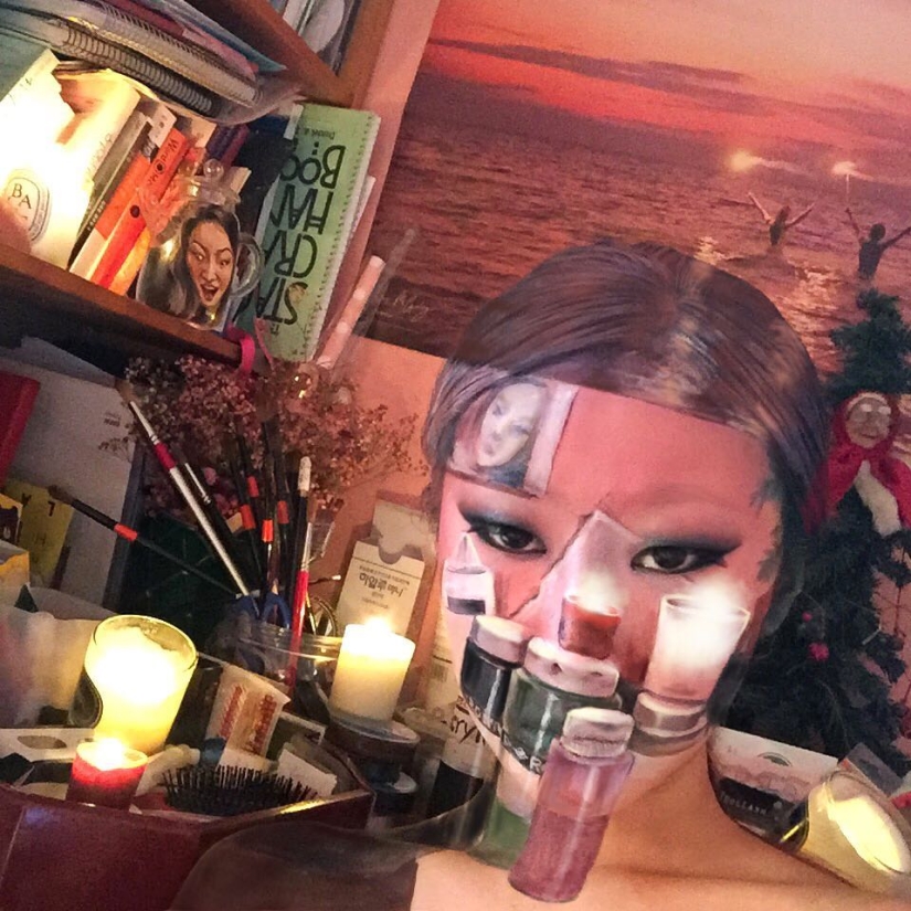 Beautiful chimeras: make-up artist from Korea blows up the brain with optical illusions of makeup