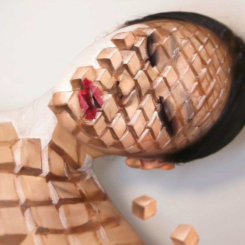 Beautiful chimeras: make-up artist from Korea blows up the brain with optical illusions of makeup