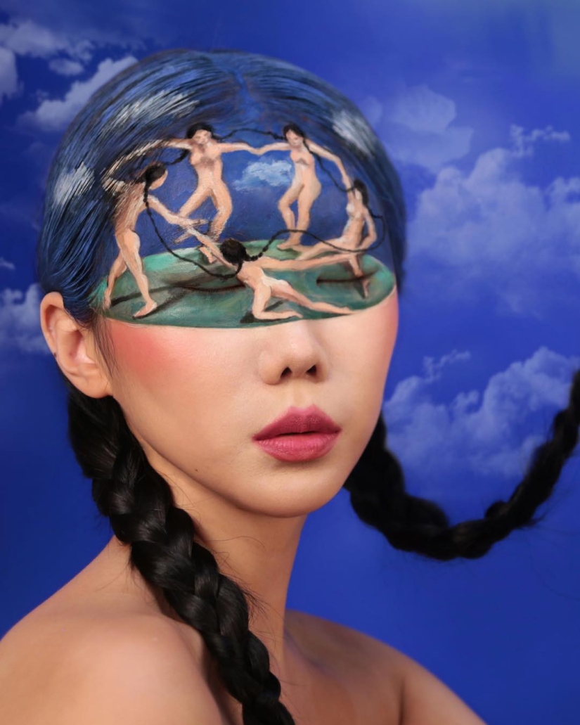 Beautiful chimeras: make-up artist from Korea blows up the brain with optical illusions of makeup