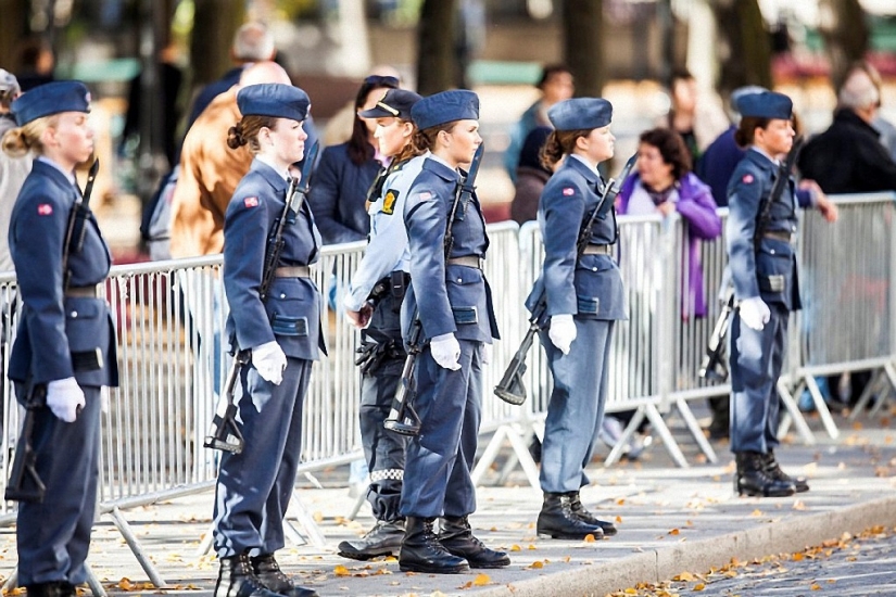 Beautiful half Norwegian army