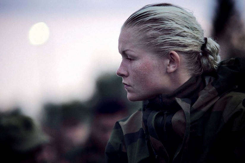 Beautiful half Norwegian army