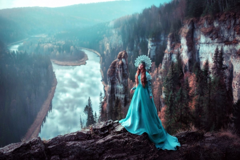 Bosque de la Princesa y las sirenas: Perm fotógrafo toma fabuloso bellezas en los bosques de la región Kama Bosque de la Princesa y las sirenas: Perm fotógrafo toma fabuloso bellezas en los bosques de la región Kama