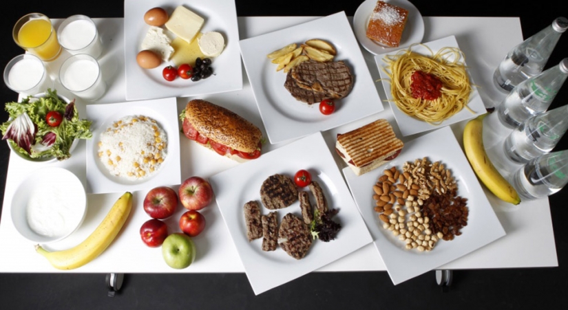 Breakfast, lunch and dinner of a real Olympic champion
