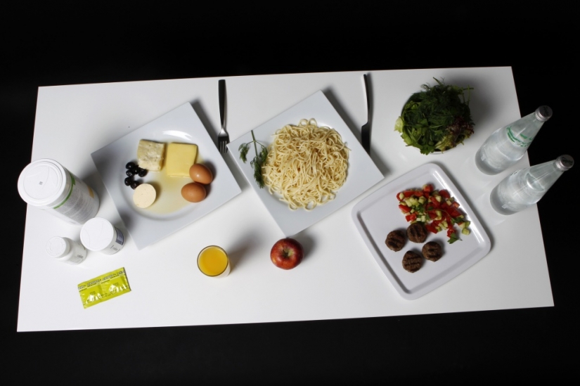 Breakfast, lunch and dinner of a real Olympic champion