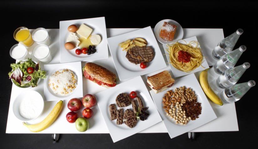 Breakfast, lunch and dinner of a real Olympic champion