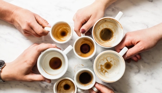 Brilliant result: a miracle remedy for removing stains and plaque in cups