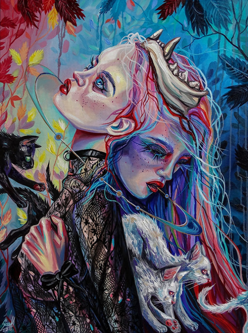 Brujas y gatos: 12 signos místicos del zodiaco Brujas y gatos: 12 signos místicos del zodiaco