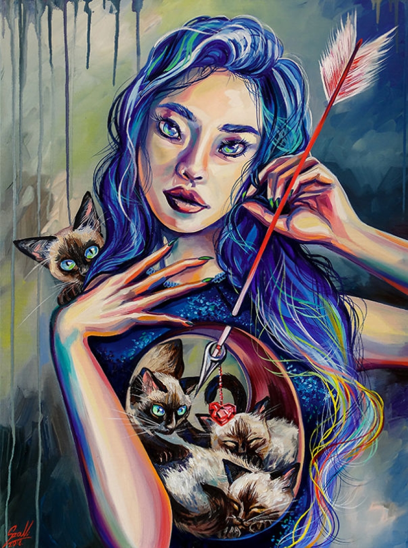 Brujas y gatos: 12 signos místicos del zodiaco Brujas y gatos: 12 signos místicos del zodiaco