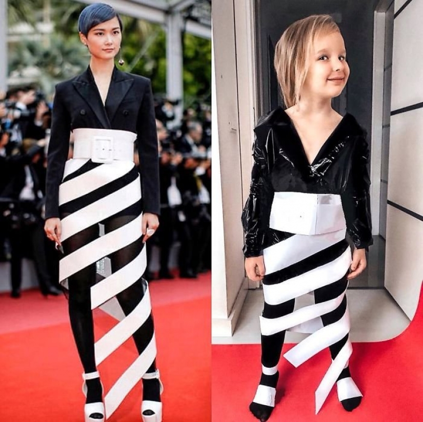 Budget reincarnation of the celebrities from creative mother and daughter Budget reincarnation of the celebrities from creative mother and daughter