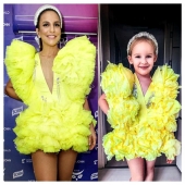 Budget reincarnation of the celebrities from creative mother and daughter