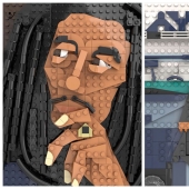 Can you find out everything? Designer collects music album covers from LEGO